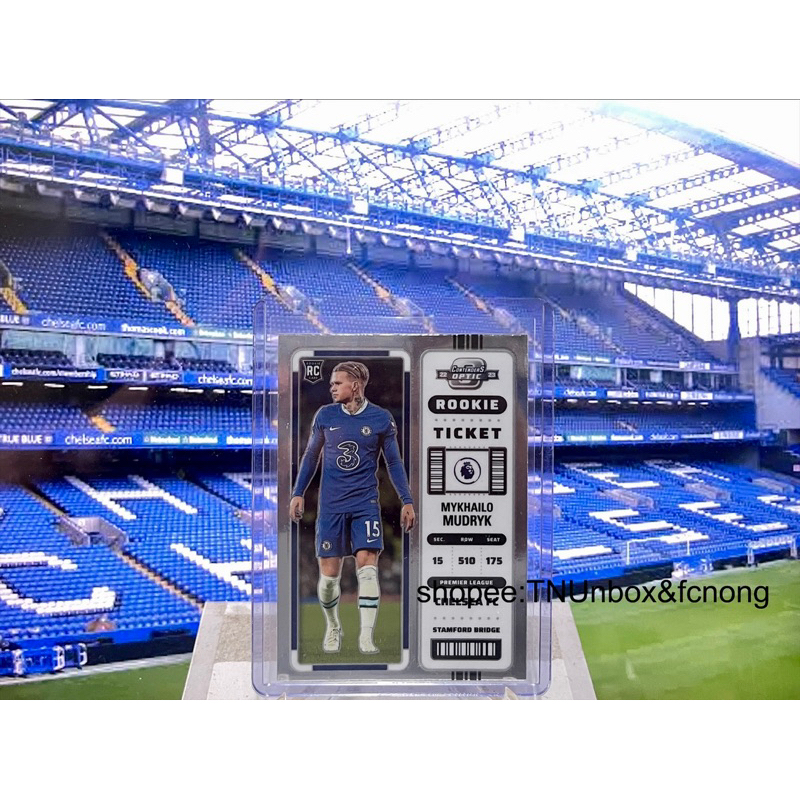 การ์ดนักฟุตบอล 2022-23 Panini Chronicles Contenders - Mykhailo Mudryk Rookie RC