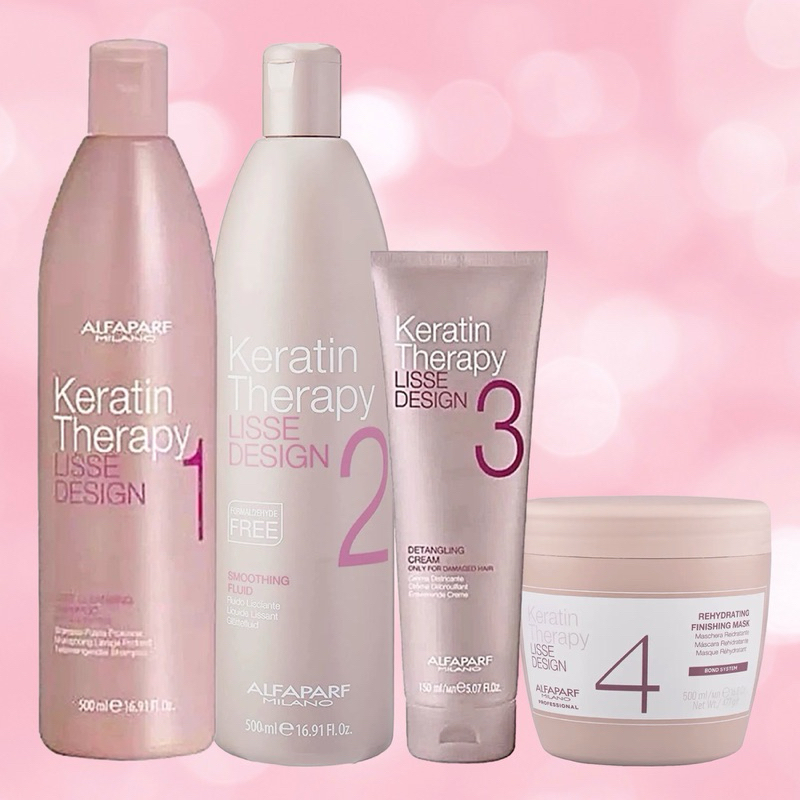 ALFAPARF LISSE DESIGN KERATIN 150 500 ML.เคราติน ให้ผมเรียบตรง ลดชี้ฟู