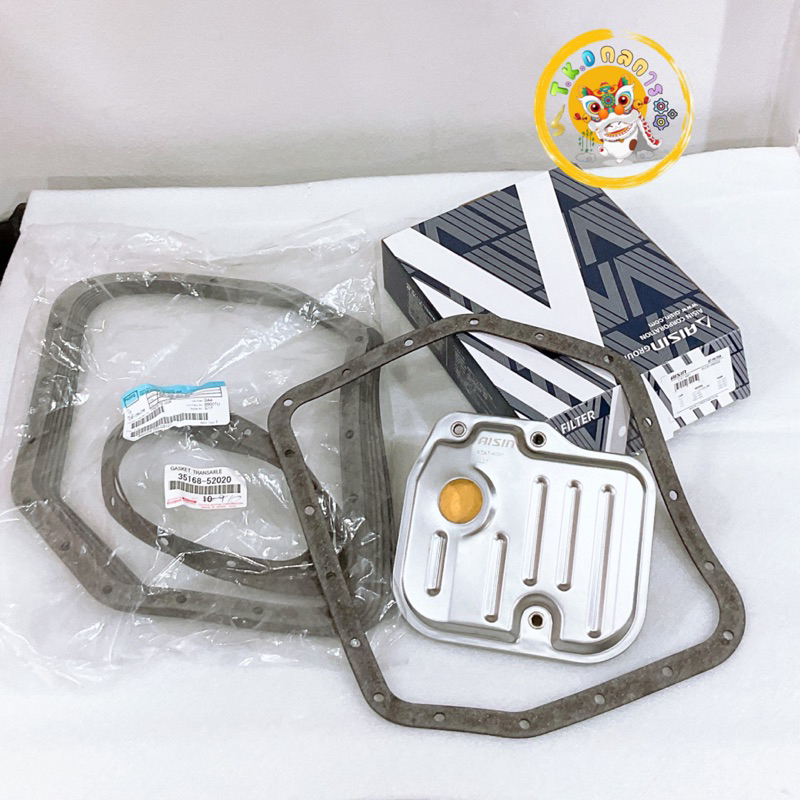 กรองเกียร์ ออโต้ AISIN / ปะเก็นแท้เบิก Toyota Yaris Vios 06-13 ws/ Altis 08-12WS/ Avanza STAT-4001