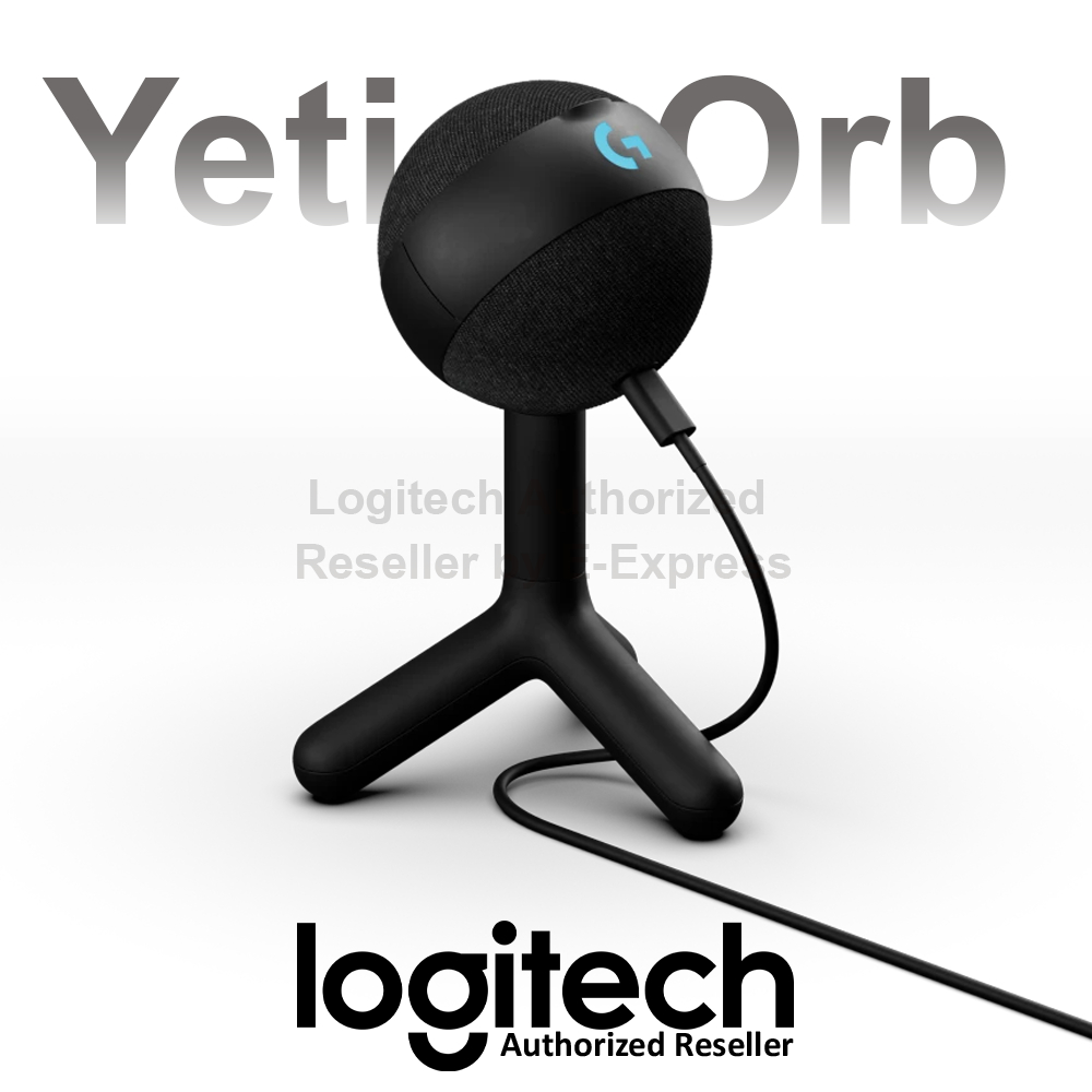 Logitech Yeti Orb RGB Gaming Mic With LIGHTSYNC (Black) ไมโครโฟน สีดำ ของแท้ ประกันศูนย์ 2ปี