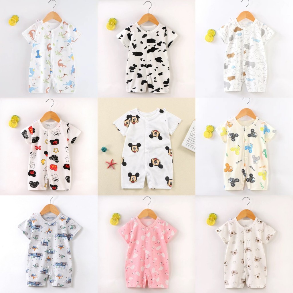 เสื้อผ้าเด็ก ชุดบอดี้สูทน่ารัก ลายน่ารักๆ สำหรับเด็ก0-18เดือน