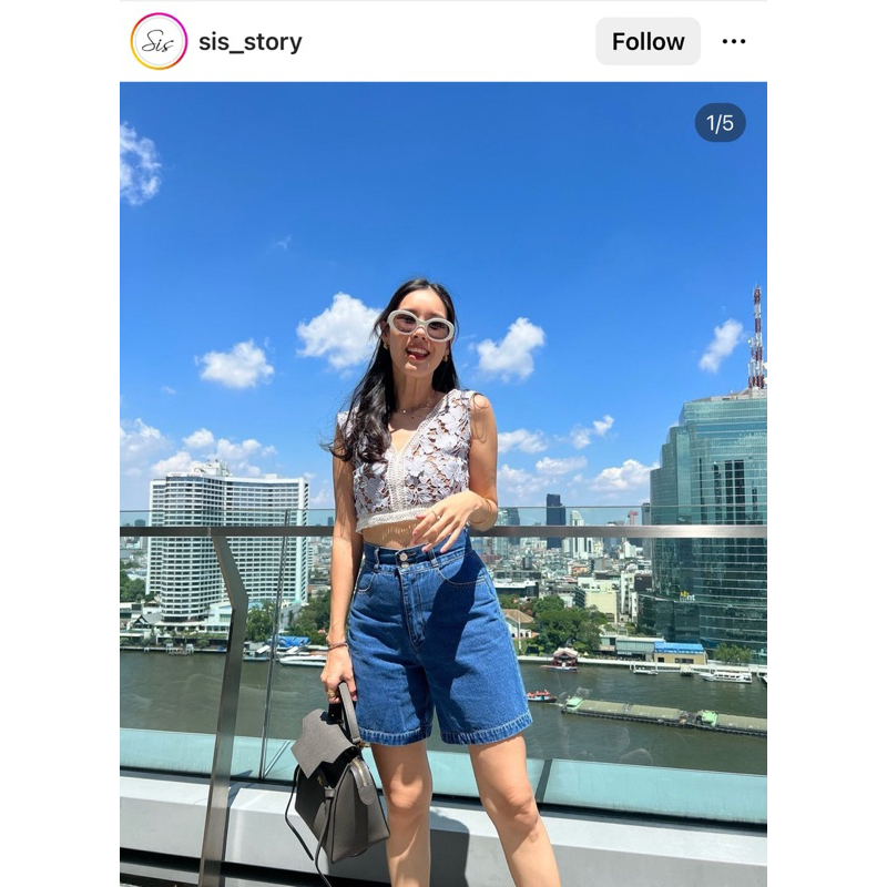 used once กางเกงยีนส์ แบรนด์ ig : sis.story