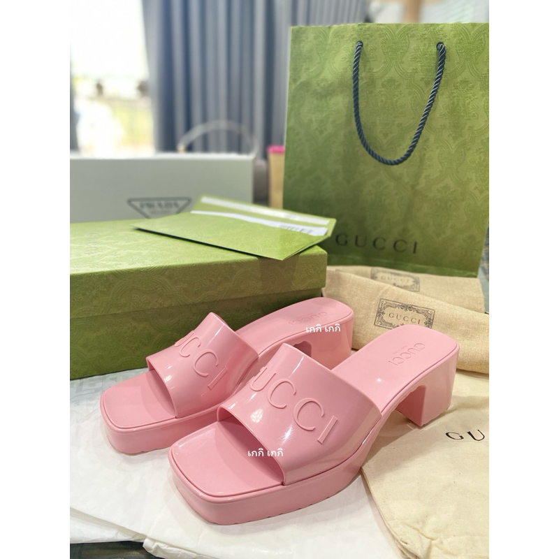 รองเท้า Gucci Sandal Rubber