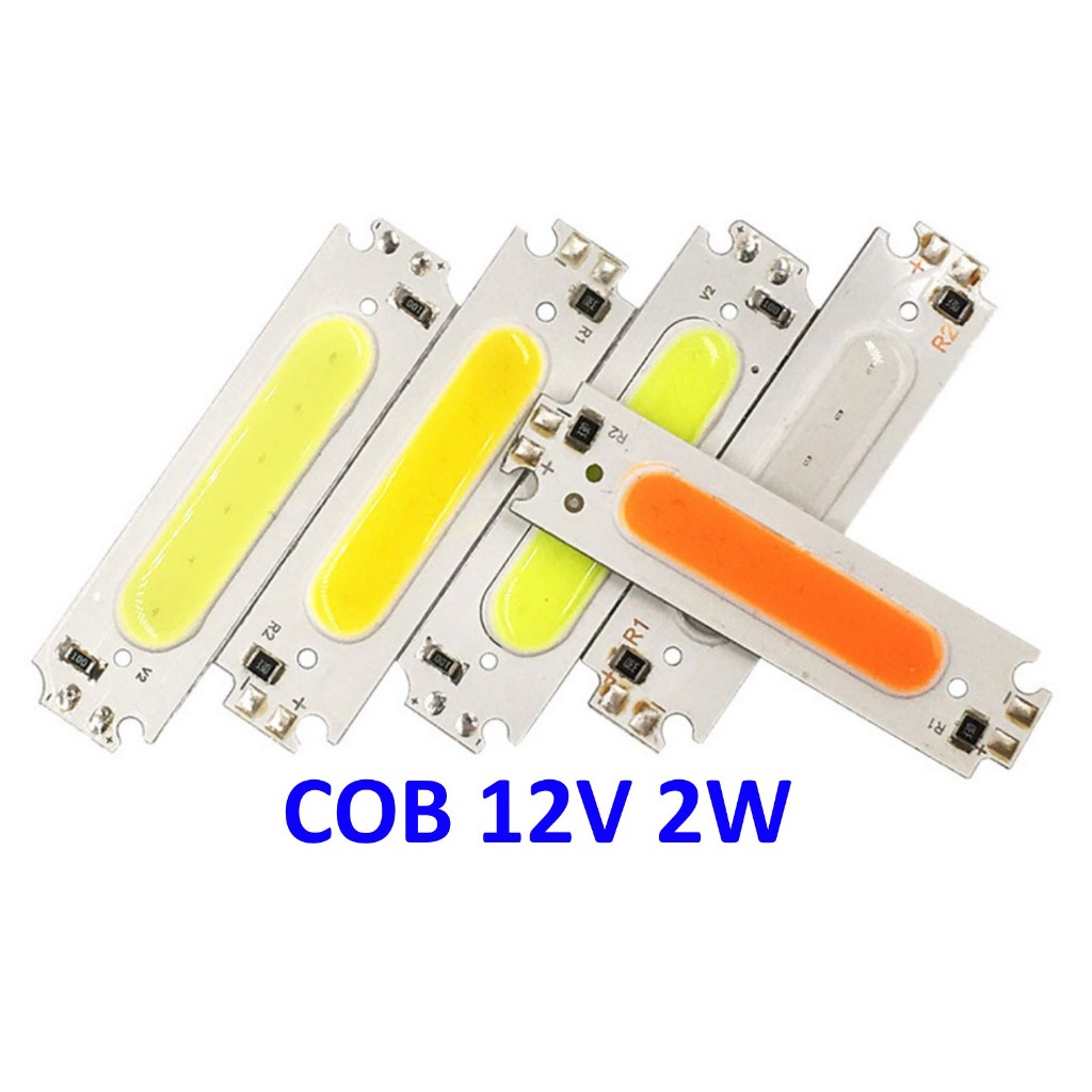 หลอดไฟ LED ไฟ COB6015 12v 2W เล็กประหยัดไฟสว่างมากสำหรับ DIY โคมไฟ หลอดไฟโซล่าเซลล์ ไฟส่องถนน