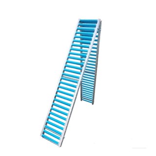 รางเลื่อน 4 เมตร พับครึ่ง 2+2เมตร รางลำเลียงลูกกลิ้งหน้ากว้า…