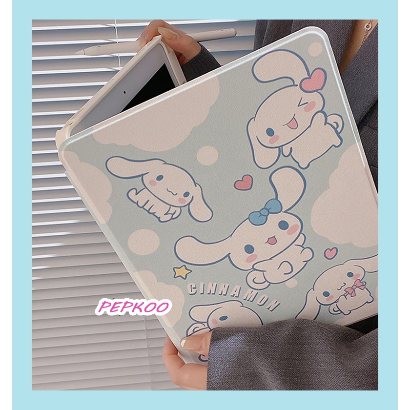 🔥ส่งในพื้นที่🔥 เคส ipad ปรับองศาได้360 Cinnamoroll Gen10 Air5/6 Gen9 Air3 มีที่เก็บปากกา Gen11 Air7