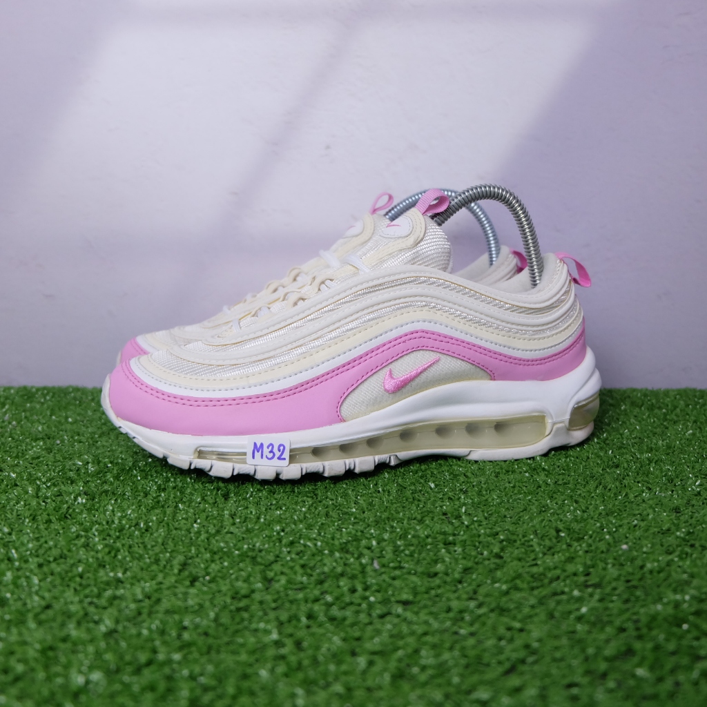 (38.5/24.5 cm) Nike Air Max 97 Psychic Pink ไนกี้มือ2ของแท้💯 รองเท้าผ้าใบผู้หญิง