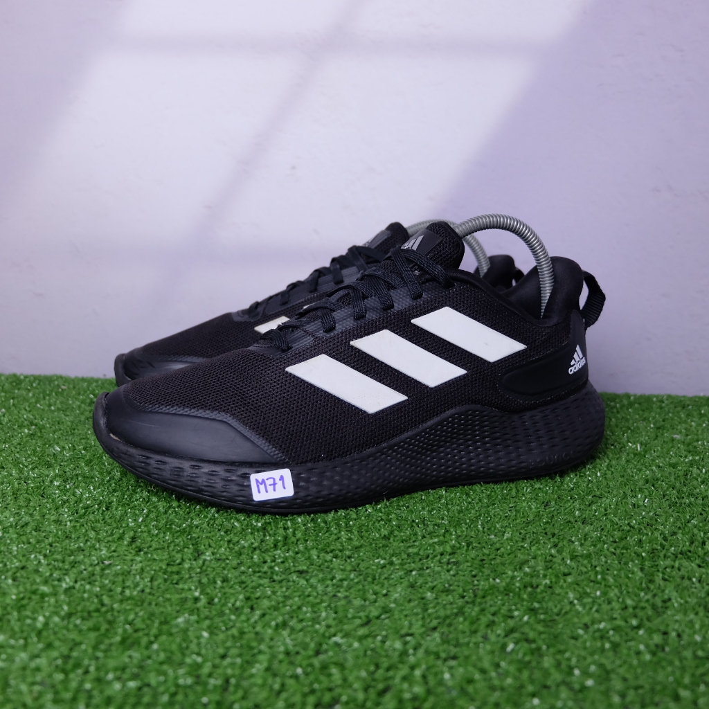 (41/26 cm) adidas Edge Gameday Core Black Running Shoes รองเท้าวิ่งผู้ชายอาดิดาสมือ2ของแท้💯