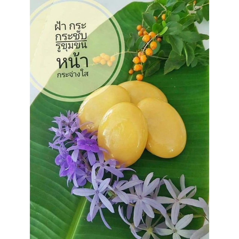 สบู่ฟักข้าวลดฝ้า 2ก้อนส้งฟรี 300 บาท กระจุดด่างดำติ่งเนื้อยุบแห้งและหลุด