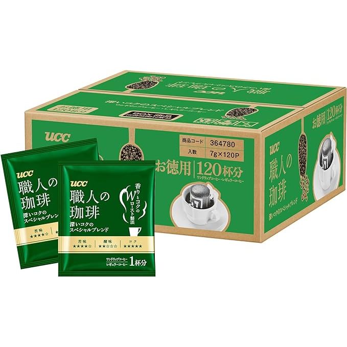 UCC Artisan Coffee Drip Coffee Deep Rich Special Blend 120 ถ้วย 7g (x 120) [ส่งตรงจากญี่ปุ่น]