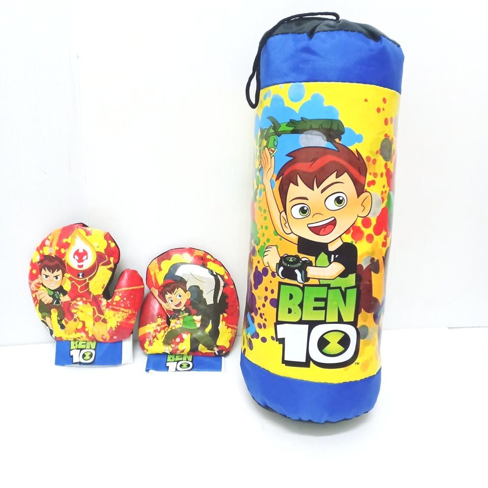 กระสอบทราย SAND BAG BOXING BEN10 นวม ชกมวย ลาย การ์ตูน เนือหนา นุ่ม ทนทาน เด็กๆ ชอบ แน่นอน ส่งเร็ว