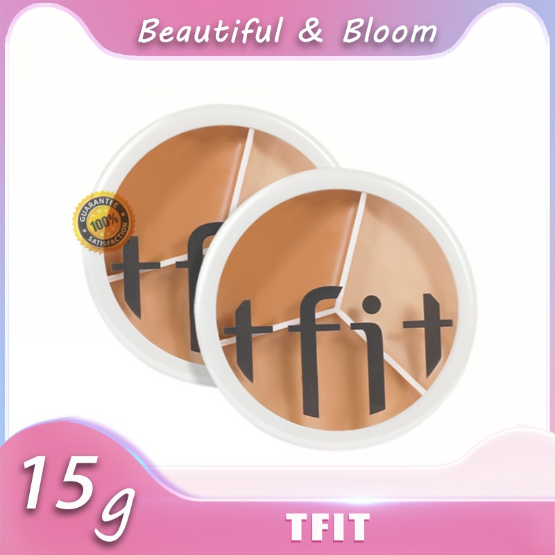 【สินค้าพร้อมส่ง】คอนซีลเลอร์สามสีปกปิดรอยสิวจุดด่างดำไฮไลท์คอนซีลเลอร์ใบหน้าคอนซีลเลอร์ Tfit 3 Shades Of Conce