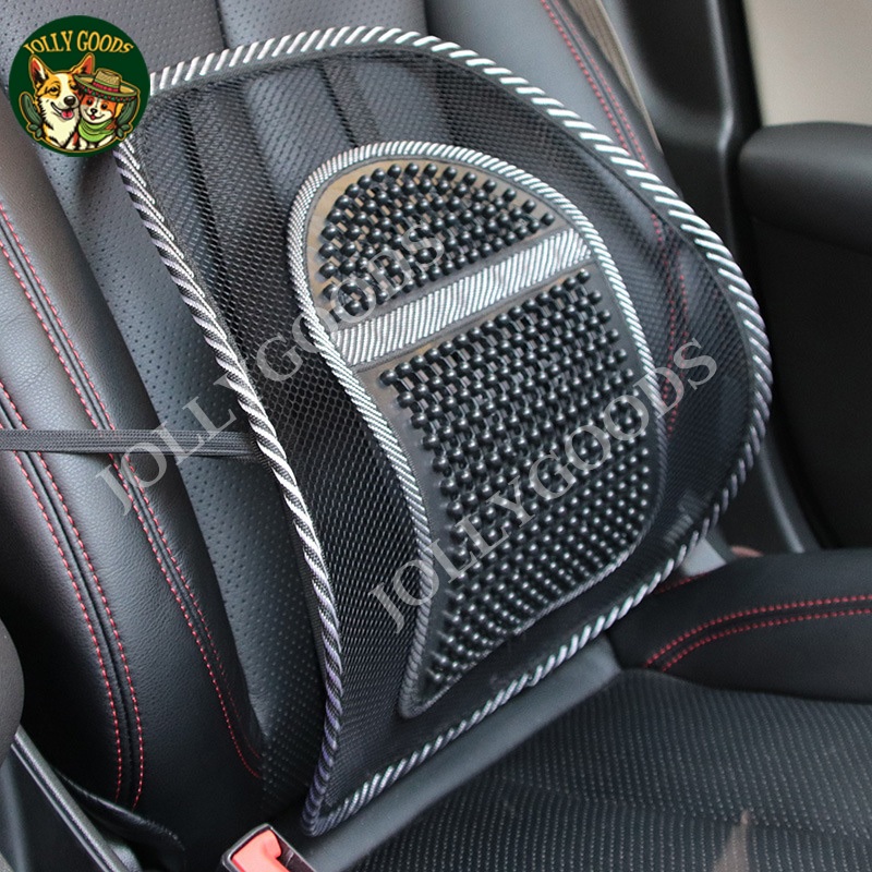 พนักพิง ที่พิงหลังในรถ เบาะรองหลังเพื่อสุขภาพ นวดเม็ด ตาข่ายระบายอากาศ เพื่อสุขภาพ ช่วยให้ผ่อนคลาย ช่วยลดอาการปวดหลัง - รูปที่ 6