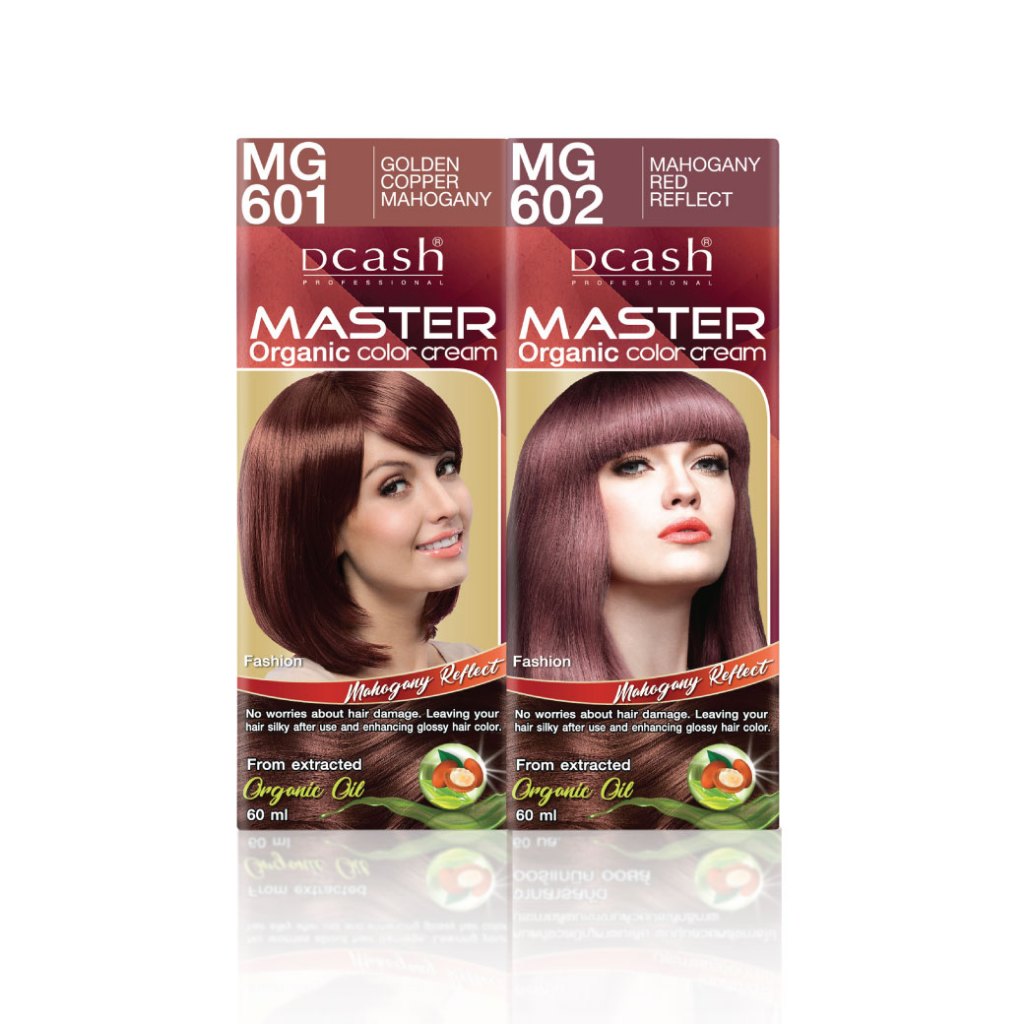 [โทนทองแดง] Dcash ดีแคช โปรเฟสชันนอล มาสเตอร์ คัลเลอร์ ครีม 60 ml.