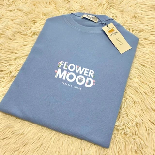 Jarikashop - เสื้อยืดลาย Flower mood ( งานป้าย.. Jarika ) ( จ214 )