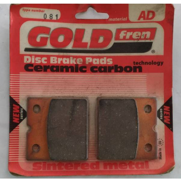 ผ้าเบรค Goldfren No.81 สำหรับ BMW K75 K100 R100 K1100 R45 R65 R80