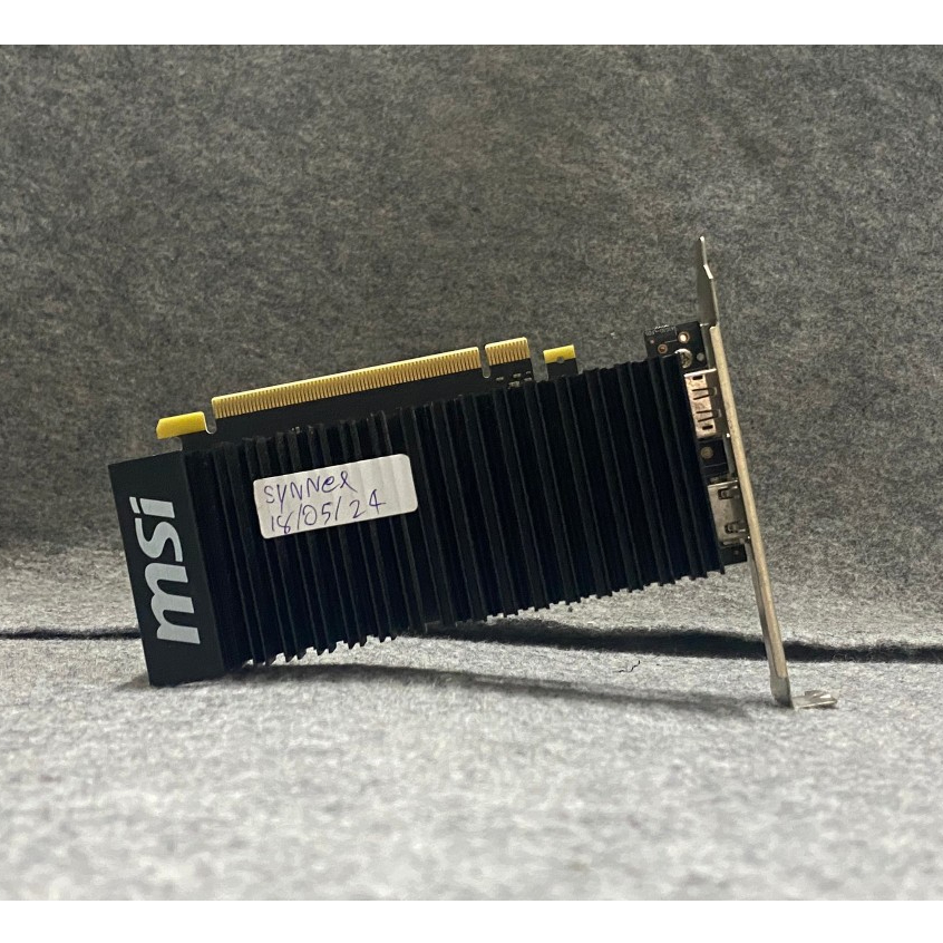 การ์ดจอ VGA MSI GT 1030 2GH LP OC GDDR4 สินค้ามือสอง ไม่มีกล่อง มีประกันร้าน SYNNEX 18/05/2024 MAXCOM