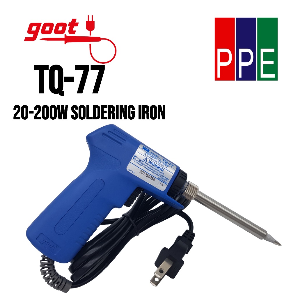 TQ-77 [Goot] หัวแร้งบัดกรีทรงปืน Quick Heat Soldering Gun 20-200W
