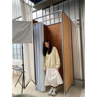 FADTHINGS - MERINGUE nylon skirt