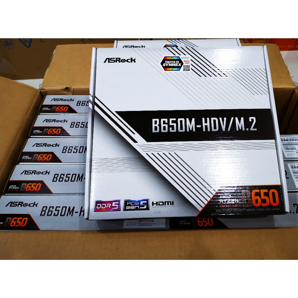 [Sale] ASrock B650M-HDV/M.2 (AM5 DDR5) **สินค้าใหม่ มือ1