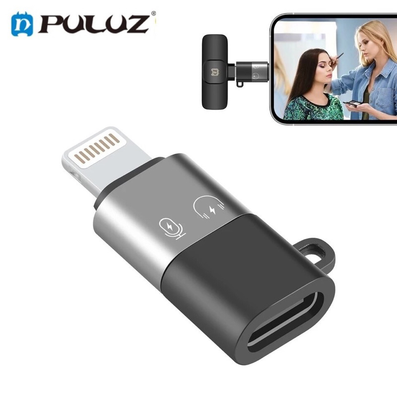 PULUZ 8 Pin to USB-C / Type-C PD OTG Adapter