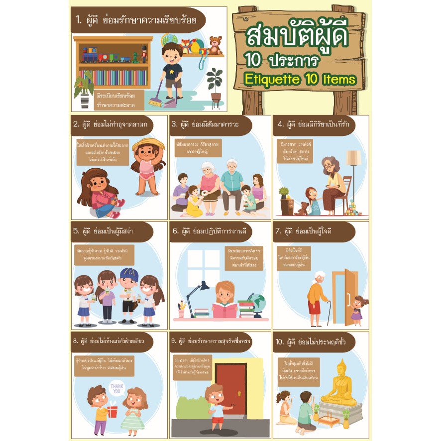 โปสเตอร์คุณสมบัติ 10 ประการ