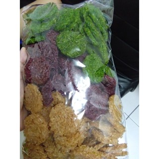 (ส่งจากโรงาน ถูกที่สุด พร้อมส่ง)ข้าวแต๋นดิบ  ขนาด4 cm. รวมสี…