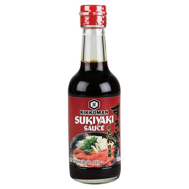 Kikoman sukiyaki sauce 250ml. คิโค่แมน ซอสสุกี้ยากี้ นำเข้า