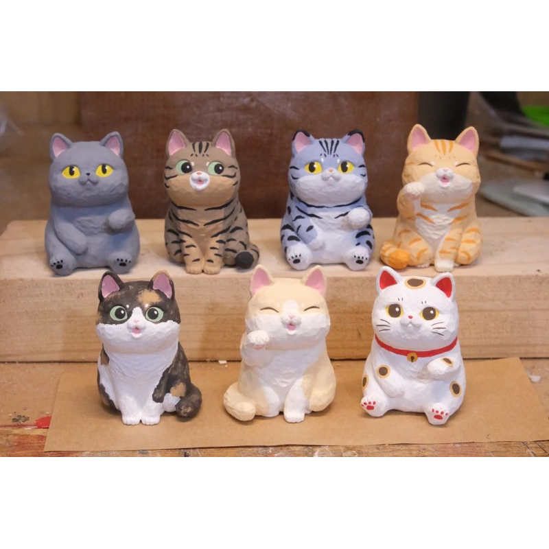 [พร้อมส่ง] ยกกล่อง 20 ตัวThe island Cat แกงค์น้องแมว จากค่าย Jinart