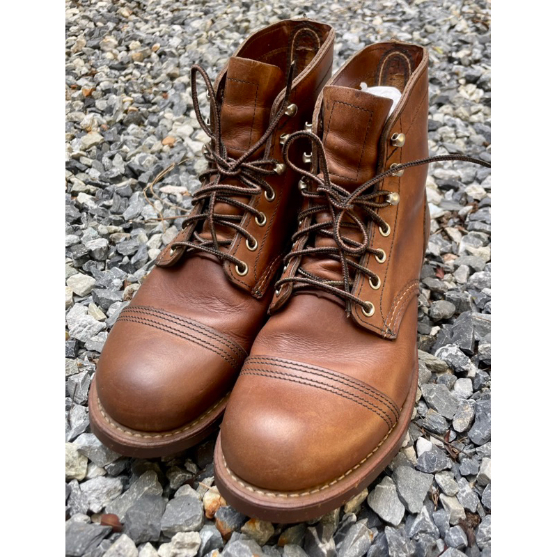 Red wing shoes 8111 Iron Ranger size8D ลิขสิทธิ์แท้ redwing8111