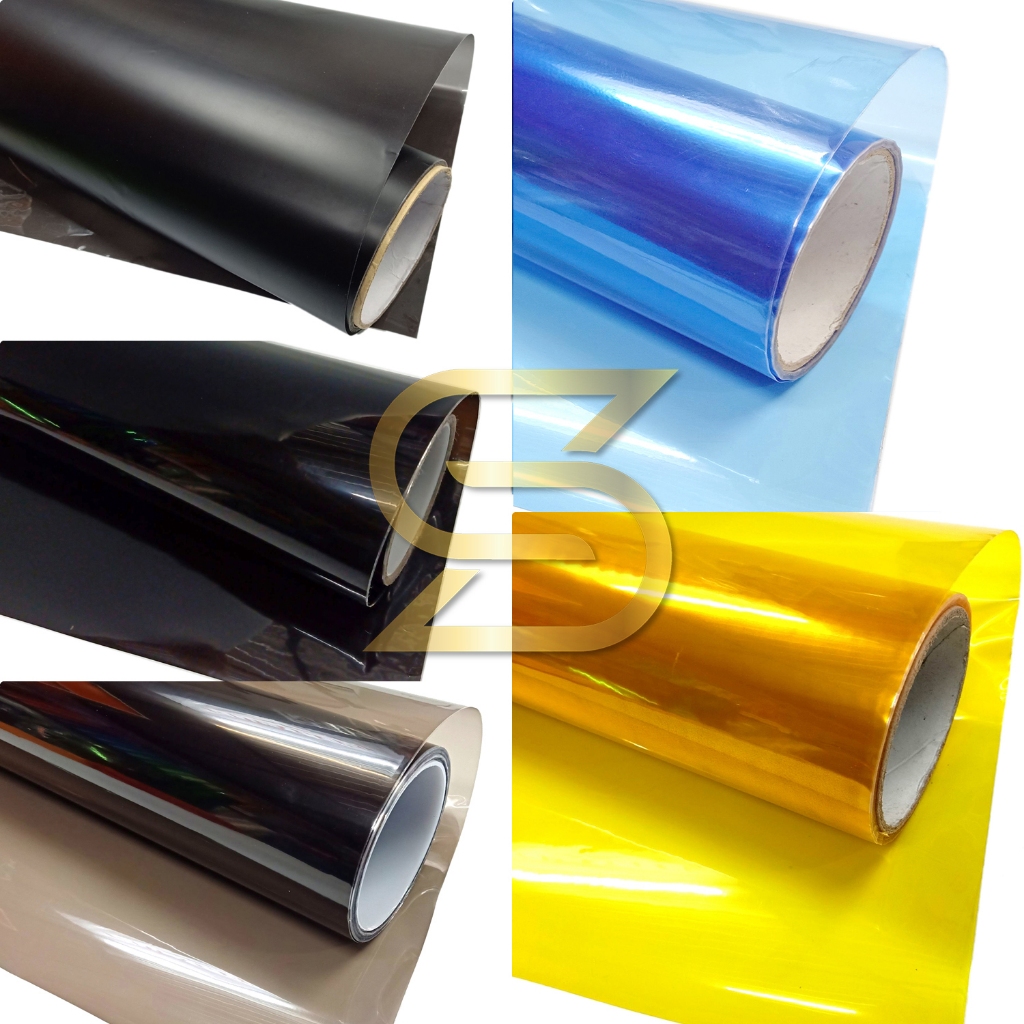 ฟิล์มโคมไฟ ฟิล์มโปร่งแสง ฟิล์มไฟ Car headlight film ( Sdiy ) G1