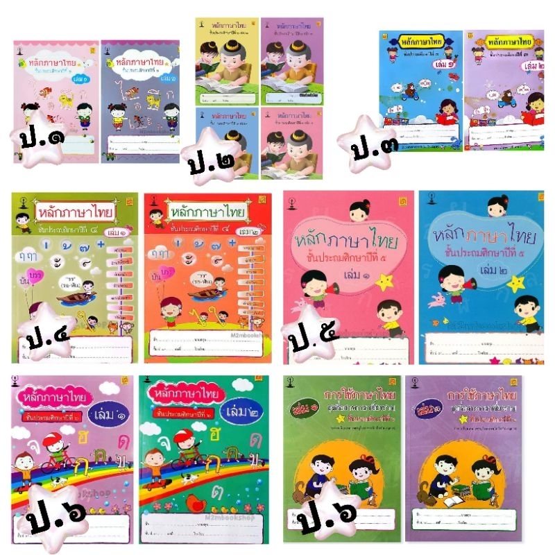 สาธิตจุฬา หลักภาษาไทยป.1-ป.6 การใช้ภาษาสื่อสารเชี่ยวชาญ