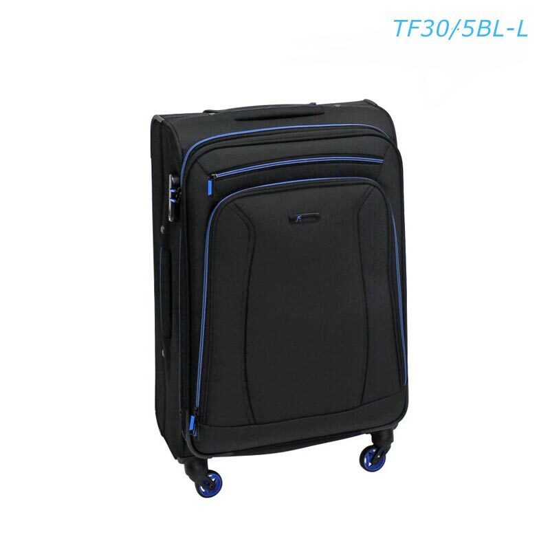 Fantastico กระเป๋าเดินทางแบบผ้า แกรนด์ 28 นิ้ว (71 ซม.) สีดำคาดน้ำเงินรุ่น TF30/5BL-L