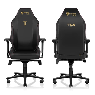 Secretlab TITAN Evo Ergonomic Chair—รุ่นเบาะหนัง Hybrid NEO™️ สีดำ โลโก้ทอง (Stealth) เก้าอี้สุขภาพ ปรับสรีระ รองรับหลัง