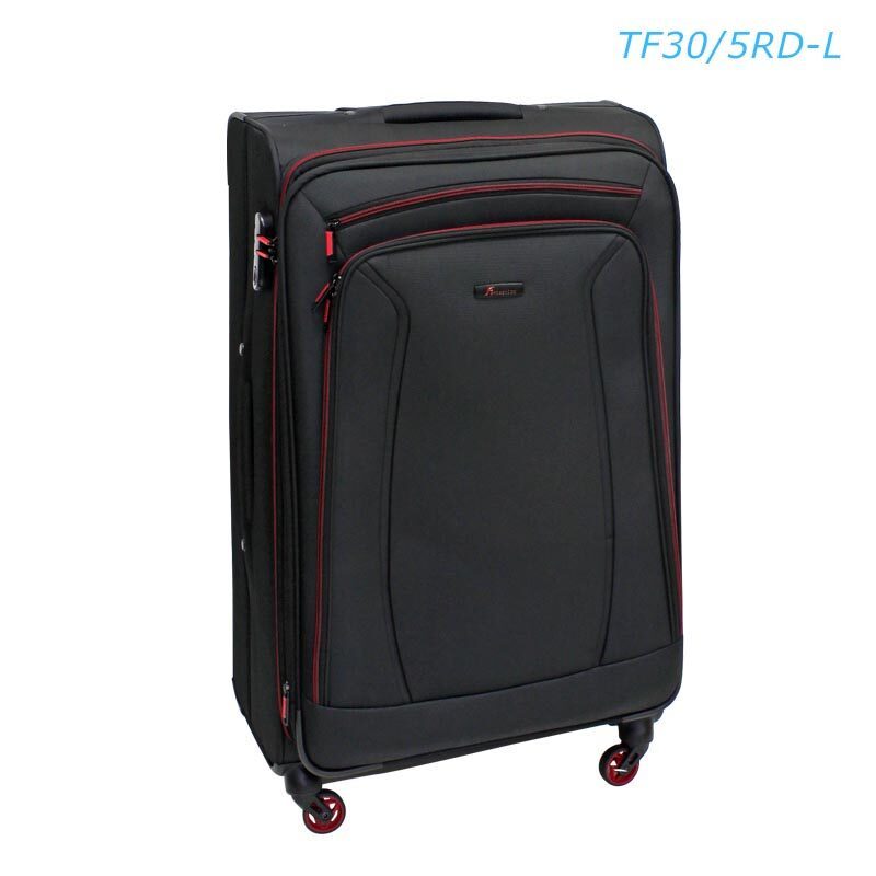Fantastico กระเป๋าเดินทางแบบผ้า แกรนด์ 28 นิ้ว (71 ซม.) สีดำคาดแดง รุ่น TF30/5RD-L