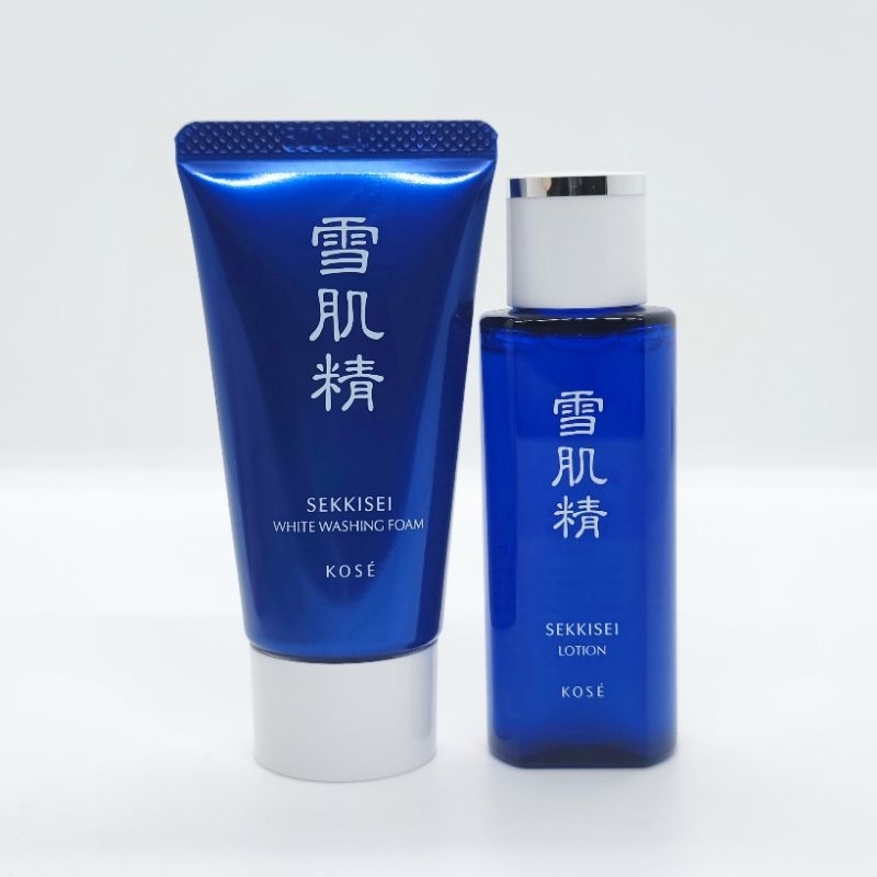 🎌เซตคู่ยอดนิยมขนาดทดลอง KOSÉ SEKKISEI Lotion 24 ml. + SEKKISEI Washing Foam 30 g.
