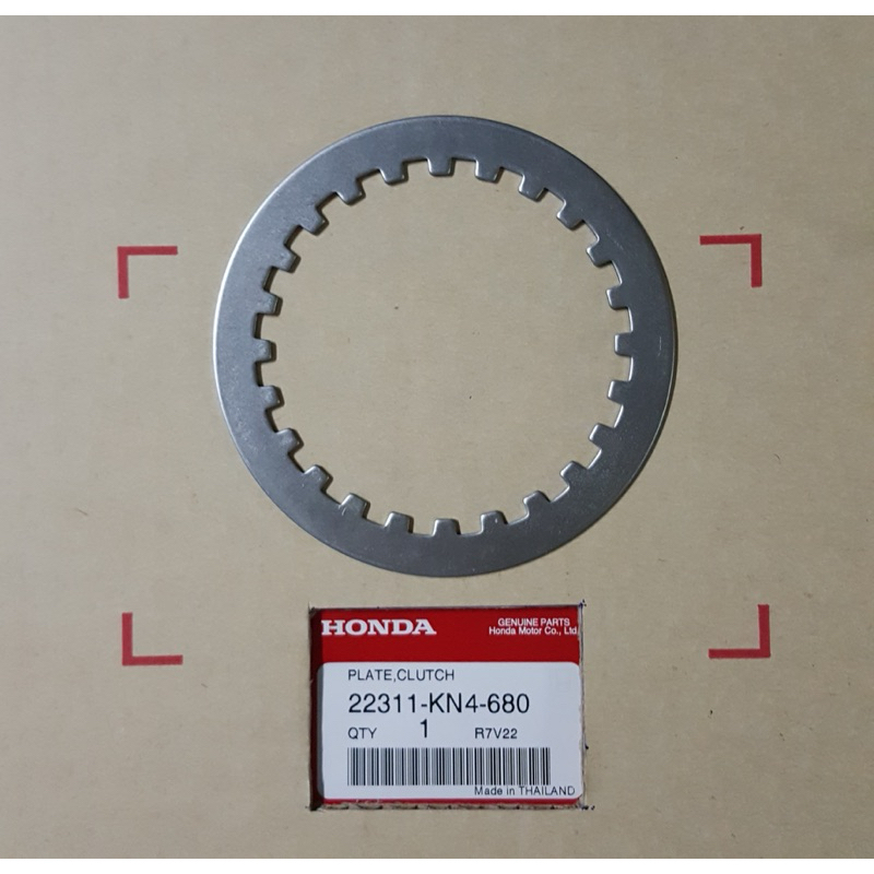 แผ่นเหล็กคลัชเวฟ100/110/เวฟ100Sยูบ็อค/ดรีม100/C100N,P/แท้ศูนย์ 22311-KN4-680