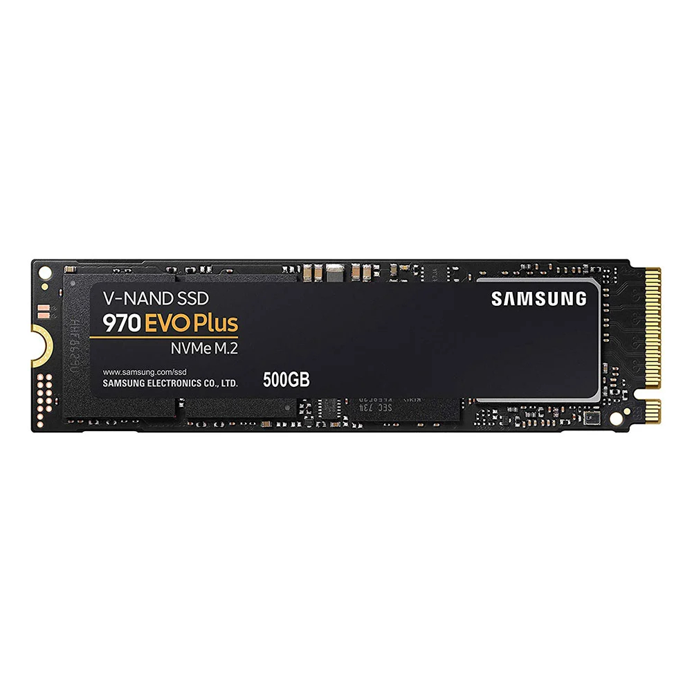 500 GB SSD (เอสเอสดี) SAMSUNG 970 EVO PLUS PCIe/NVMe M.2 2280 (MZ-V7S500BW)