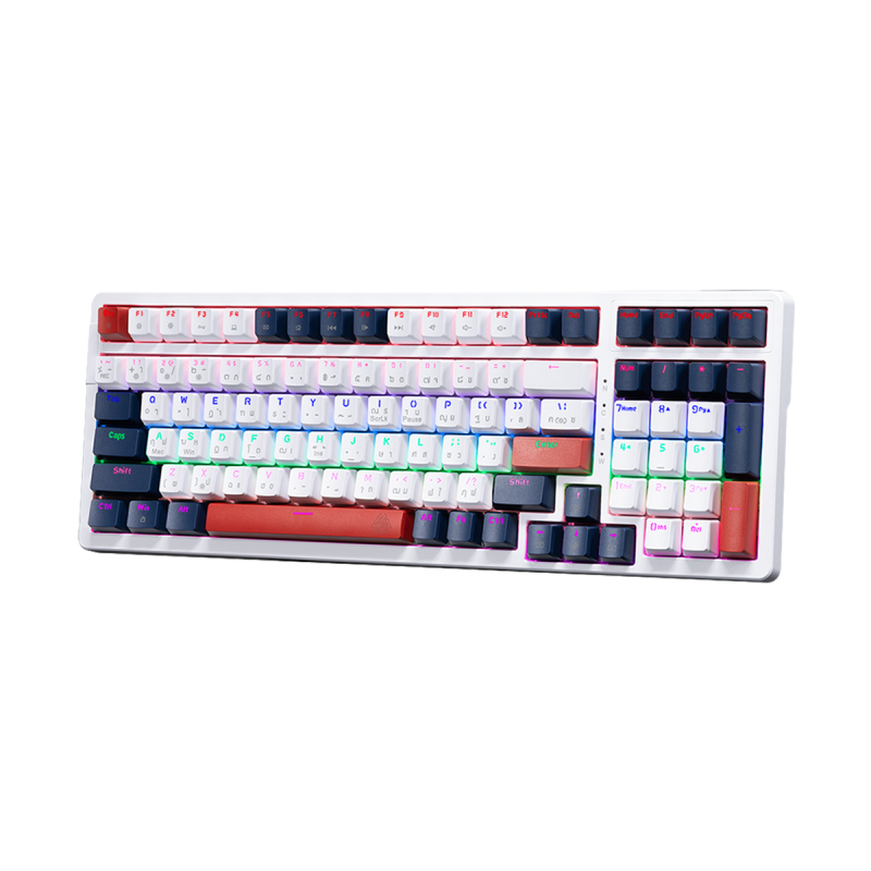 iHAVECPU KEYBOARD (คีย์บอร์ด) EGA TYPE CMK1 EN/TH (BLUE SWITCH C)