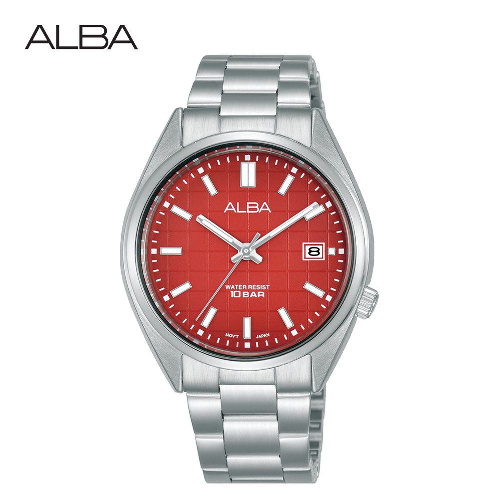 ALBA Gelato Quartz อัลบา นาฬิกาข้อมือ รุ่น AG8N27X ขนาด 36 mm.สีแดง