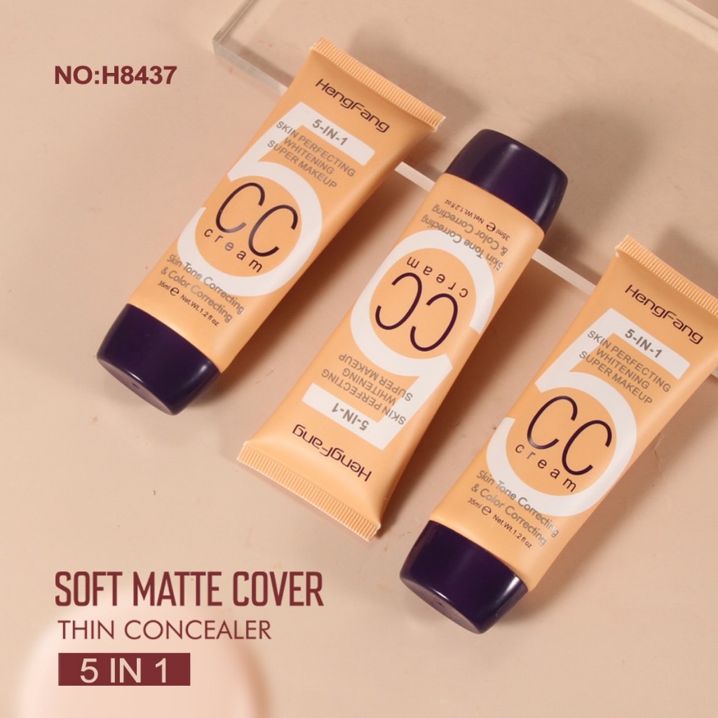 HengFang CC Cream Soft Matte Cover ซีซีครีมปรับสภาพผิว ปกปิดผิวสวยพร้อมบำรุง