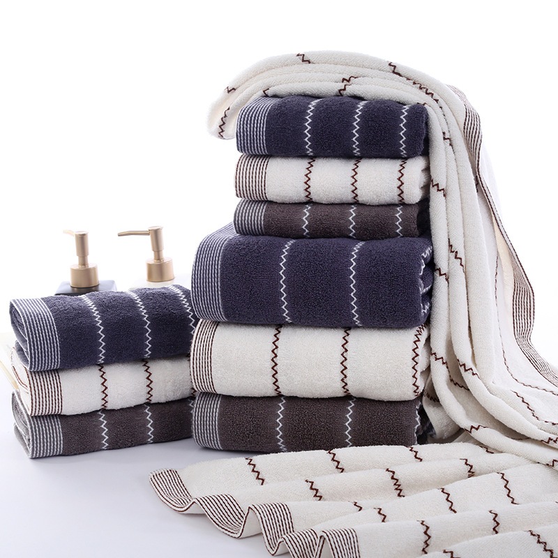 DEMA ผ้าเช็ดตัว อาบน้ำ ผ้าเช็ดผม ผ้าขนหนู Cotton100% มีทั้งผืนเล็กและผืนใหญ่