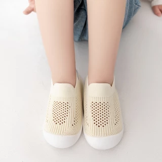 รองเท้าหัดเดิน รองเท้าเด็กทรงผ้าใบ สีสันสวย มีกันลื่น ใส่สบาย น้ำหนักเบา ระบายอากาศรอบตัว A26