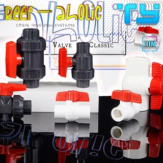 Reef-Aholic TY Ball Valve UPVC บอลวาล์ว สุดคลาสสิครุ่นมาตราฐาน ใช้งานกันมายาวนาน กับหน้าตาที่คุ้นเคย