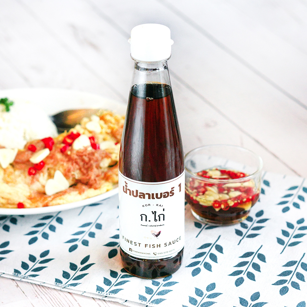 น้ำปลาเบอร์หนึ่ง ตรา ก.ไก่