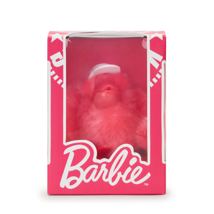 KIPLING รุ่นพวงกุญแจลิง  BARBIE MONKEY สี Lively Pink Barbie X Kipling