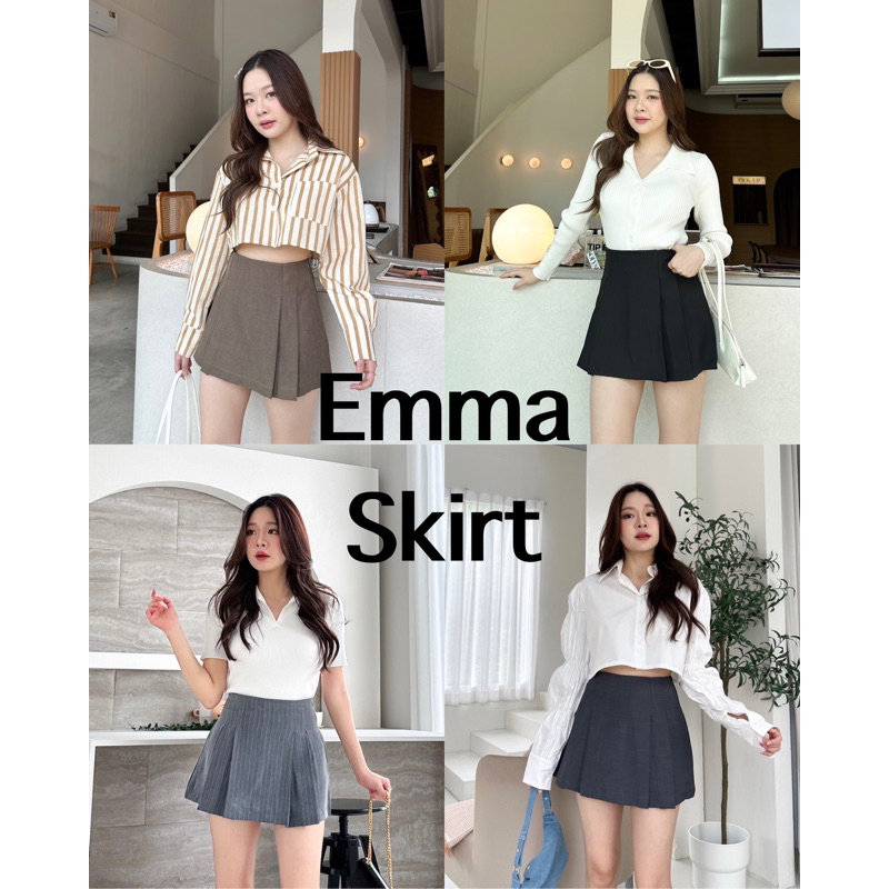 Emma Skirt (ข้างในเป็นกางเกงผ้าเดียวกัน)