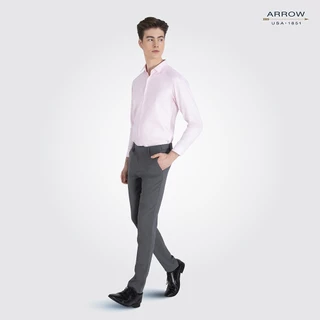 ARROW เสื้อเชิ้ต Non Iron แขนยาว ทรง Slim สีชมพูอ่อน MACS808 LP