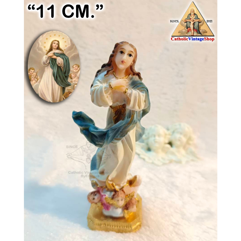 รูปปั้น พระแม่มารีย์ Vrigin mary อัสสัมชัน คาทอลิก Catholic Statue Figurine religion #ST0003