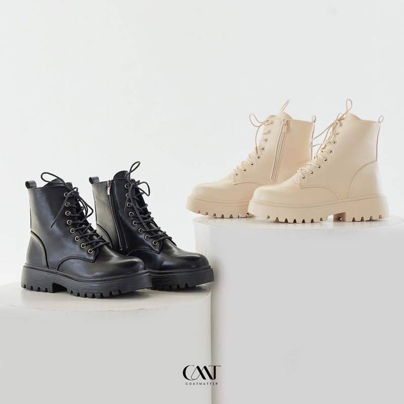 Coatmatter - Luna Boots รองเท้าบูท ผูกเชือกบุขน